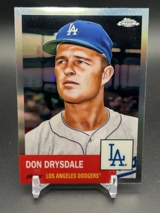 2022 Topps Chrome Platinum Anniversary - Don Drysdale #335 Refractor - Picture 1 of 2