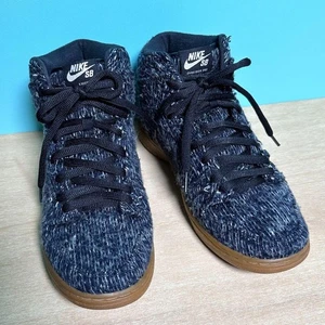 2014 Nike Dunk High Warmth Black Black Gum Med Brown 684807-002 Sneaker Men Us10 - Picture 1 of 19