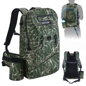 Zaino da Pesca Impermeabile, 1680D TPU IPX8 Borsa da Pesca a Mosca, 25L Attacco Backp... - Foto 1 di 9