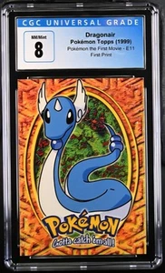 POKEMON TOPPS 1999 DRAGONAIR PRIMERA IMPRESIÓN CGC 8 - Imagen 1 de 2