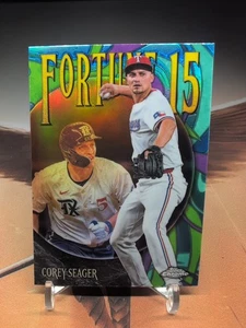 Corey Seager Fortune 15 Insert 2025 Topps Chrome Texas Rangers - Picture 1 of 2
