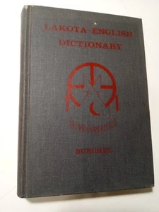 LAKOTA ENGLISH DICTIONARY HARDCOVER BOOK AUTHOR BUECHEL - Picture 1 of 7