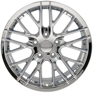 Chrome Wheel 19x10 Corvette C6 ZR1 Style fits 2005-2013 Chevy Corvette - Picture 1 of 3