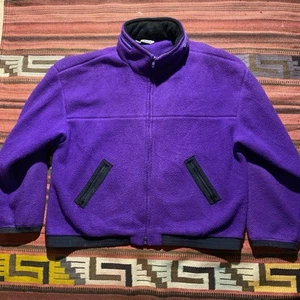 Rare Vintage 1982 Lacoste Fleece Climbing Full Zip Jacket sz L - Picture 1 of 8