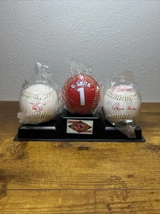 Juego de tres bolas Ozzie Smith 1996 Salute to the Wizard McDonalds - NUEVO - Imagen 1 de 6