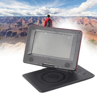 (Red)Portable HD Children's DVD Player Multifunctional Convenient Car TV Pl SG - Image 1 of 4