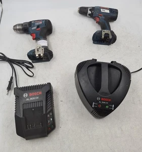 Lotto di 4 Bosch Cordless Strumenti Per La Potenza - Usato, Lavorando - Picture 1 of 15