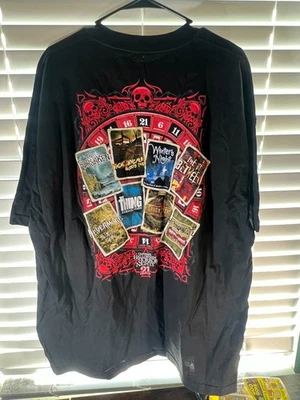 Halloween Horror Nights Shirt HHN21 House Always Wins 2011 Shirt 2XL XXL NWT M - Image 1 of 4
