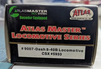 Atlas Master #9007-Dash 8-40B Locomotive CSX #5933 DCC Ready - HO Scale - Image 1 of 4