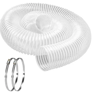Heavy PVC Dust Collection Hose 6" x 10', Puncture Resistant PVC Dust Collecti... - Bild 1 von 6