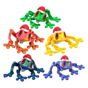 3D-gedruckter magnetischer Frosch Kühlschrankmagnet mehrere bewegliche Gelenke - Bild 1 von 15