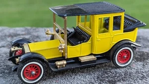 Matchbox Models of Yesteryear 1912 Rolls Royce, Yellow, Y-7, 1/43 Lesney England - Picture 1 of 7