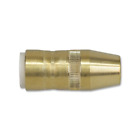 Best Welds Centerfire Style Mig Gun Nozzle, 1/2 Inches Bore, Flush, Slim, Brass