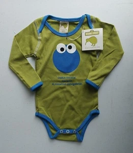 NWT Sesame Street Cookie Monster Infant Bodysuit Sizes 3-6 months or 6-12 Months - Picture 1 of 6