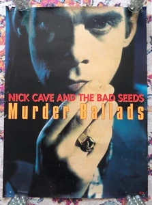 Póster promocional de Nick Cave and the Bad Seeds Murder Ballads 24" 1996 Reprise Mute - Imagen 1 de 12