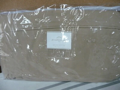 Sillón Pottery Barn Comfort regular cuchillo borde Br lona yute rollo funda Foto 1 de 4