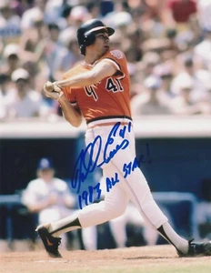 DARRELL EVANS  SAN FRANSICO GIANTS  1983 ALL STAR  ACTION SIGNED 8x10 - Picture 1 of 1