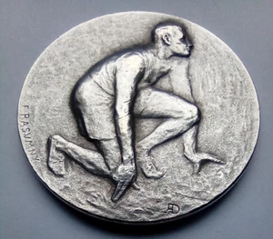MEDALLA PREMIO ATLETISMO FRANCÉS CARRERA RUNNING AÑOS 1900 por FELIX RASUMNY - Imagen 1 de 3