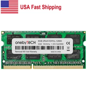 Memoria SDRAM DDR3L 1600MHZ PC3L-12800s de 8 GB de EE. UU. para RAM de actualización Dell HP IBM Lenovo - Imagen 1 de 4