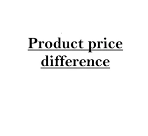 Paga la diferencia de precio - Imagen 1 de 1