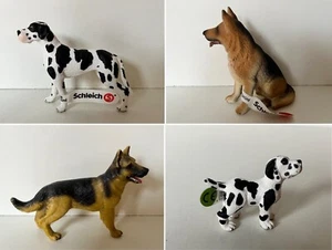 Schleich Hunde Deutsche Dogge / Schäferhund verschiedene Raritäten zur Auswahl - Picture 1 of 15