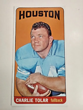 1965 Topps #86 Charlie Tolar Houston Oilers Tall Boy HOF