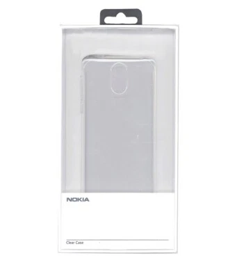 Nokia Custodia Cover Silicone Tpu Case Original Cc-108 Per Nokia 3.1 Trasparente - Immagine 1 di 4