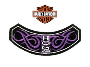 Parche de motocicleta Hog Harley Owners Group 2004 (exclusivo) medidas 6" X 2" - Imagen 1 de 2