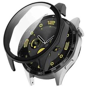 For Huawei Watch GT4 46 41mm Case Tempered Glass Screen Protector Cover - Picture 1 of 15