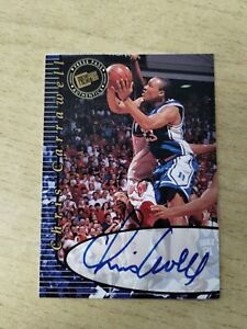 2000 Press Pass Basketball Chris Carrawell Autograph Duke Blue Devils