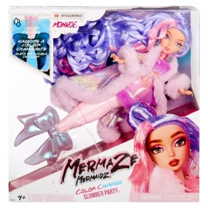 Mermaze Mermaidz Slumber Party Colour Change - Monroe Doll - New Kids Toy Age 4+