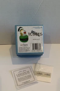 Magnifique Art Form Plumes Box & Authenticity Certificate Only - No Trinket Box - Picture 1 of 7