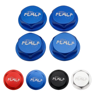 Tapa de tuercas de bloqueo de cubo de rueda cerrado de aluminio CNC para 1/5 HPI ROVAN Baja 5B 5T 5SC Foto 1 de 4