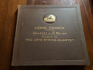 FRANCK PRO ARTE STRING QUARTET 6x 78 RPM HMV DB2051-56 DB 2051 UK 78RPM - Picture 1 of 9