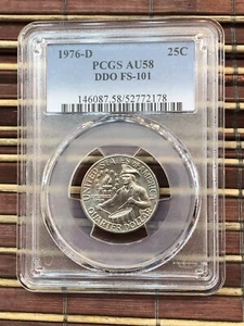 THE ONE AND ONLY Fs-101 Ddo 1976D PCGS CERTIFIED Bicentennial Quarter  - Picture 1 of 3