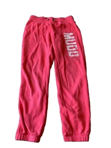 Mudd Girls Youth Drawstring Sweatpants Size XS X-Small 7 Red Cuffed Ankles GUC - Picture 1 of 12