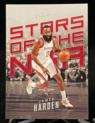 2017-18 Prestige Stars of the NBA #4 James Harden Houston Rockets - Image 1 of 2