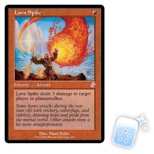 Lava Spike M/NM Magic: The Gathering MTG Time Spiral Remastered