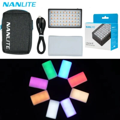 Nanlite LitoLite 5C RGB Mini LED Video Light Portable Outdoor Photography Light - Image 1 of 4