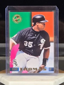 Tarjeta de béisbol 1995 Stadium Club solo 50 Frank Thomas #43 White Sox casi nueva+ - Imagen 1 de 2