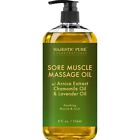 Arnica Sore Muscle Massage Oil For Body Therapy Lavender Chamomile Pain Relief 