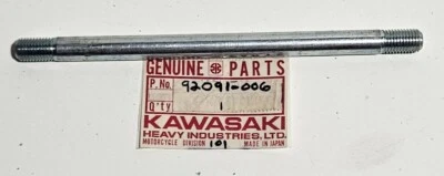 NEW Kawasaki W1 W2 650 W1SS W2SS W2TT Engine Mount Bolt 166mm Stud OEM 92091-006 - Image 1 of 4