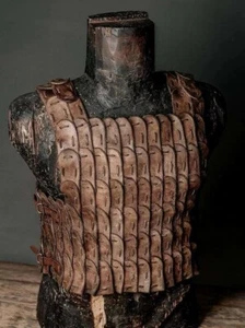 Viking Leather lamellar Armour; lamellar Cuirass; Leather Armor; Viking Armor-E1 - Picture 1 of 4