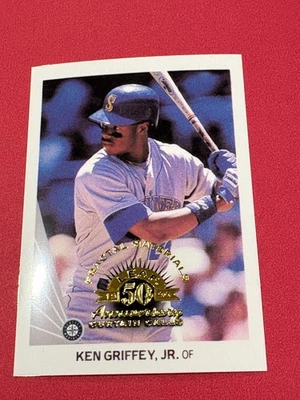 KEN GRIFFEY JR 1998 Hoja Fractal Materiales Cortina Llamadas #156 Marineros/3250 Foto 1 de 2