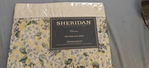 SHERIDAN Australia Provencal Floral 100% Cotton Twin Flat Sheet NEW - Picture 1 of 6