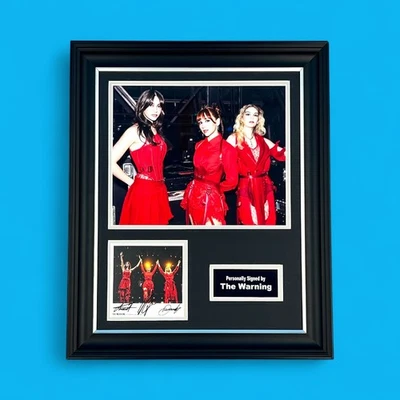 The Warning Hand Signed Photo Framed & COA Music Autograph Auto Poster - Image 1 of 4