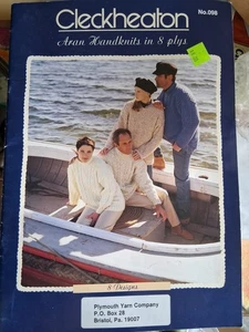 Cleckheaton #098 Aran Handknits In DK Weight 8ply Yarn Includes Charts - Picture 1 of 9