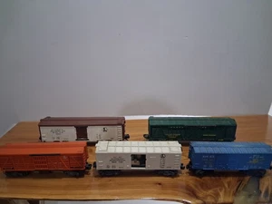 Lionel Postwar O Gauge Freight Cars Lot Of 5 Used. - Picture 1 of 15