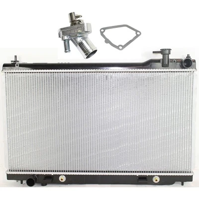 Radiator and Thermostat Kit For 2003-2007 Infiniti G35 3.5L Eng Aluminum Core - Image 1 of 4
