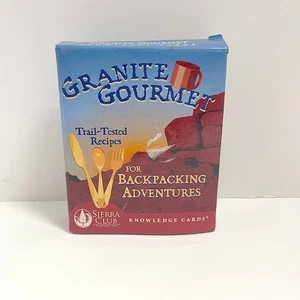 Granite Gourmet Knowledge Cards Trail Tested Recipes Backpacking Sierra Club - Picture 1 of 4